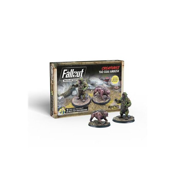 Fallout Wasteland Warfare - Creatures: Yao Guai Ambush - EN-MUH052227