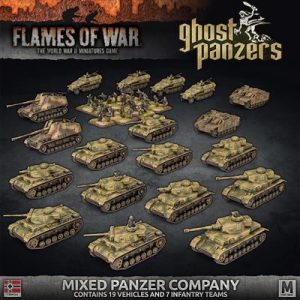 Flames Of War: Eastern Front German Mixed Panzer Company Army Deal (MW) - EN-GEAB24