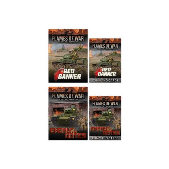 Flames Of War: Eastern Front Soviet Eastern Front Unit & Command Cards (174 Cards) - EN-FW257-SCB
