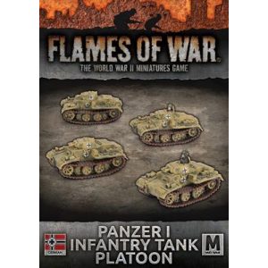 Flames Of War: Eastern Front Panzer I Infantry Tank Platoon (x4) - EN-GBX188