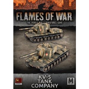 Flames Of War: Eastern Front KV-5 Tank Company (x2) - EN-SBX83