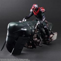 FFVII Remake Pak Action Figure - Shinra Elite Security Officer & Motorcycle Set-XFF07ZZ276