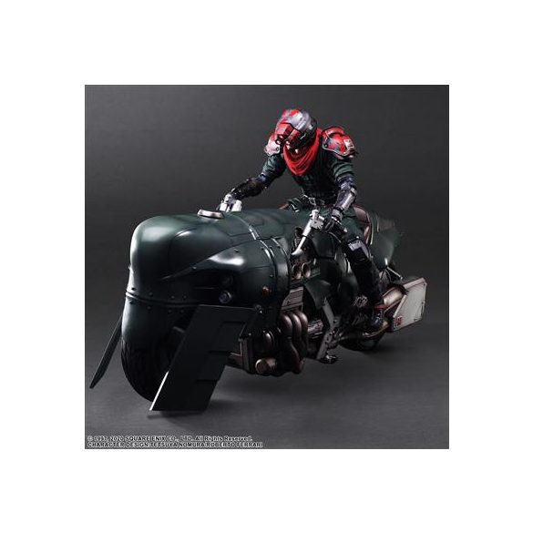 FFVII Remake Pak Action Figure - Shinra Elite Security Officer & Motorcycle Set-XFF07ZZ276