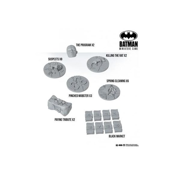 Batman Miniature Game: Organized Crime Markers - EN-ACC0065