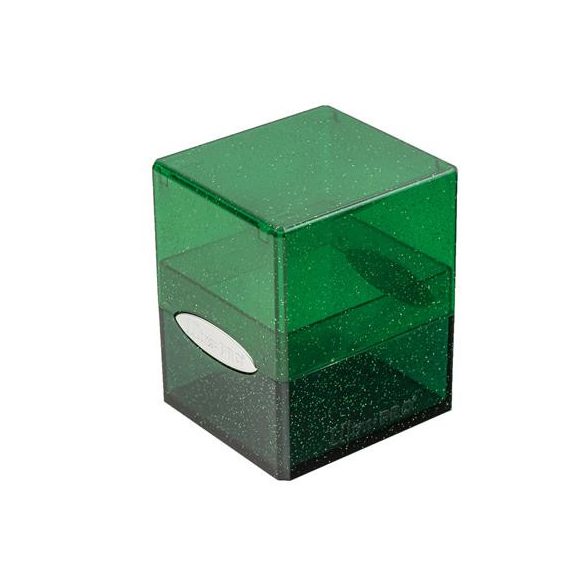 UP - Satin Cube - Glitter Green-16011