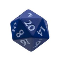 UP - Vivid Heavy Metal Dice: Blue-15936