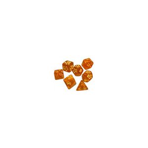 Kitten Polyhedral Dice (7) Orange-SJG5906A