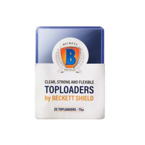 Beckett Shield Card Sleeves Toploader 75pt-AT-90153