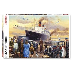 Puzzle: Walsh - R.M.S. Queen Mary (1000 Teile)-PIA5563