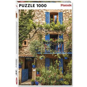 Puzzle: Blauer Balkon (1000 Teile)-PIA5564