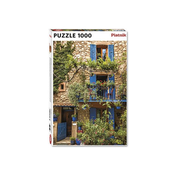 Puzzle: Blauer Balkon (1000 Teile)-PIA5564