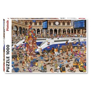 Puzzle: Bahnhof (1000 Teile)-PIA5567