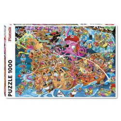 Puzzle: RJ Crisp - The Pink Pirate (1000 Teile)-PIA5568