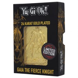 Yu-Gi-Oh! Limited Edition 24K Gold Plated Collectible Gaia the Fierce Knight-KON-YGO55G