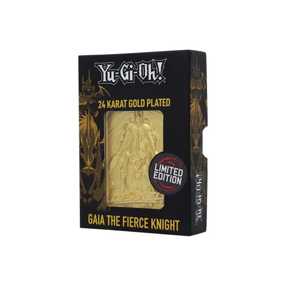 Yu-Gi-Oh! Limited Edition 24K Gold Plated Collectible Gaia the Fierce Knight-KON-YGO55G