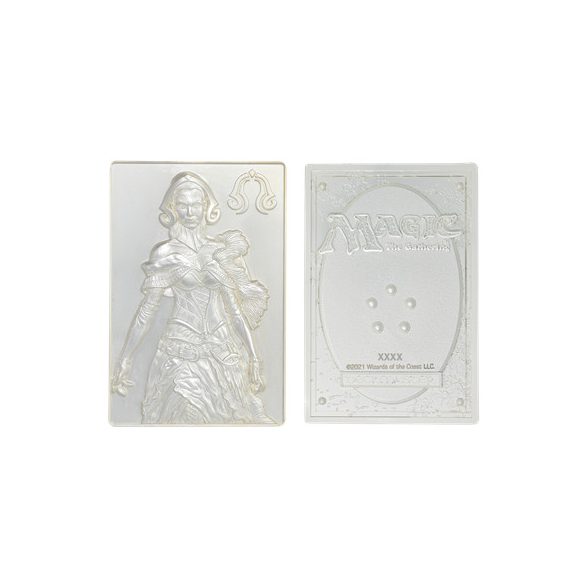 Magic the Gathering Limited Edition .999 Silver Plated Liliana Metal Collectible-HAS-MAG32