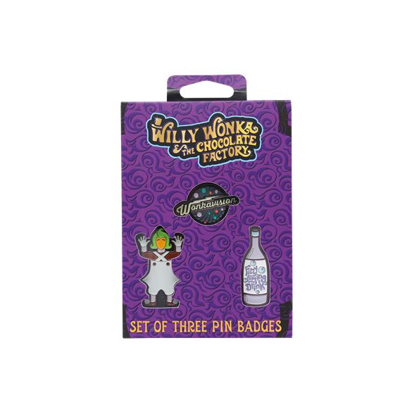Willy Wonka Limited Edition Pin Badge Set-THG-WON06