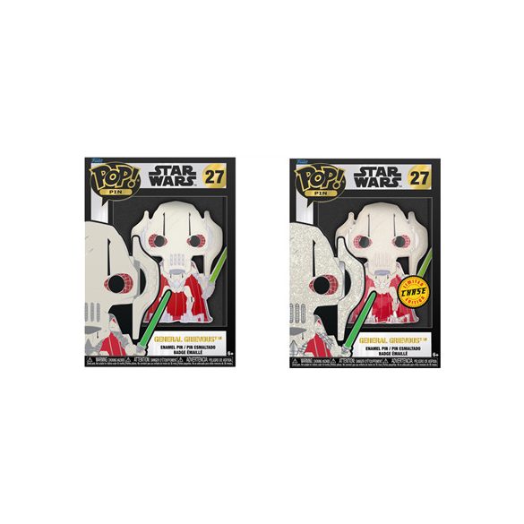 Funko POP! Pin: LPP STAR WARS: General Grievous /w Chase 12PCS PDQ-STPP0038