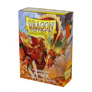 Dragon Shield Japanese size Dual Matte Sleeves - Ember 'Alaria, Warrior Princess' (60 Sleeves)-AT-15154