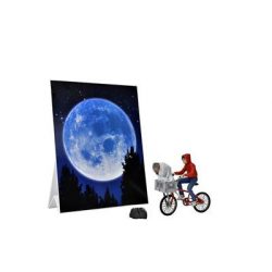 E.T. (40th Anniversary) – 7” Scale Action Figure – Elliott & E.T. on Bicycle-NECA55065