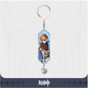 Genshin Impact - Character Drawing Card Metal Keychain: Tartaglia aka Childe-SAK32537