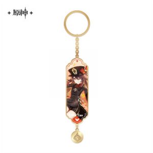 Genshin Impact - Character Drawing Card Metal Keychain: Hu Tao-SAK15609