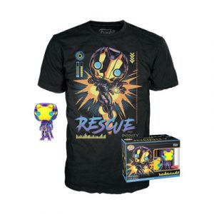 Funko POP! & Tee Marvel Blacklight - Rescue-FK66351