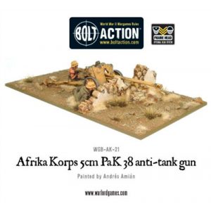 Bolt Action - Afrika Korps 5cm PaK 38 anti-tank gun - EN-WGB-AK-21