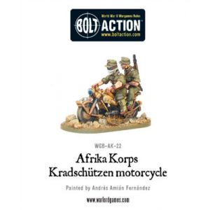 Bolt Action - Afrika Korps Kradschützen Motorcycle - EN-WGB-AK-22