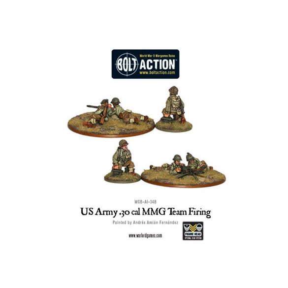 Bolt Action - US Army 30 Cal MMG team firing - EN-WGB-AI-34