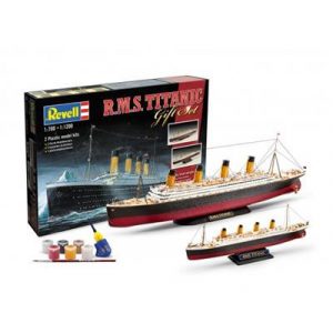 Revell: Geschenk-Set R.M.S. Titanic (1:700) + (1:1200)-05727