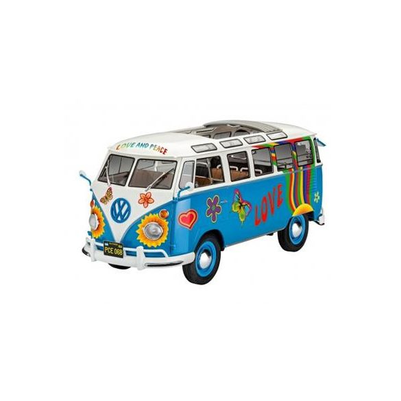 Revell: VW T1 Samba Bus Flower Power (1:24)-07050