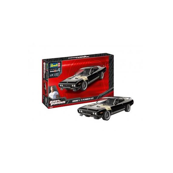 Revell: Fast & Furious - Dominic's 1971 Plymouth GTX (1:24)-07692