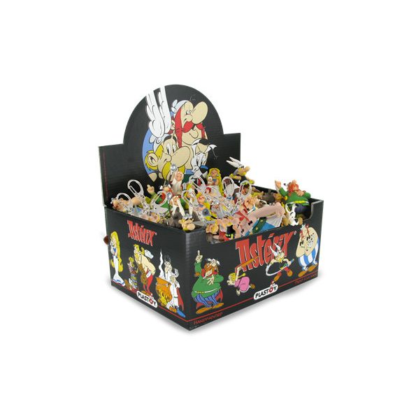 Plastoy - Display Box - 60 Assorted Asterix Keychains-060565