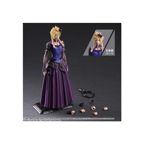 Final Fantasy VII Remake Play Arts Kai Action Figure - Cloud Strife Dress Ver.-XFF07ZZ332