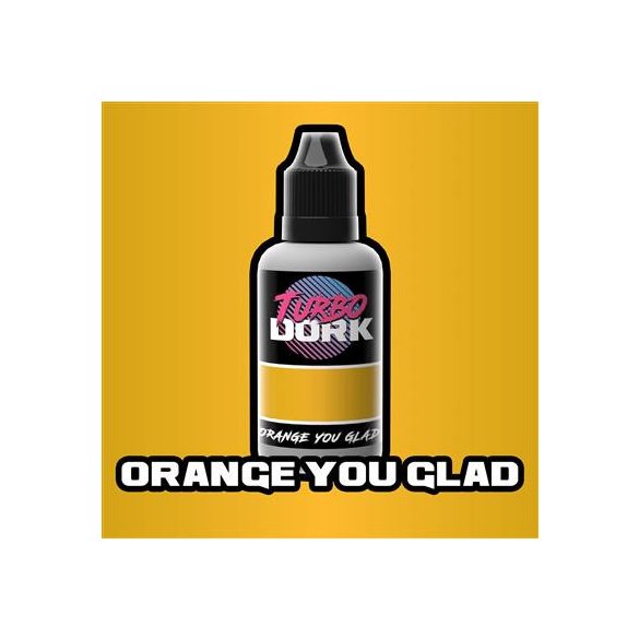 Orange You Glad Metallic Acrylic Paint 20ml Bottle-TDK4581