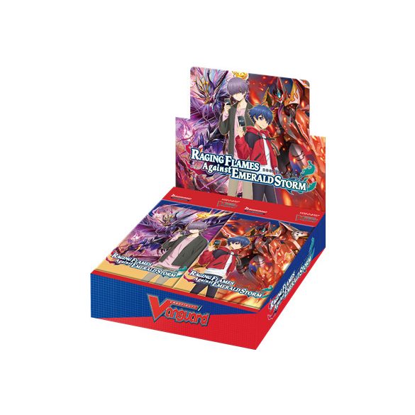 Cardfight!! Vanguard will+Dress - Raging Flames Against Emerald Storm Booster Displ. (16 Packs) - EN-VGE-D-BT07