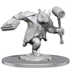 Magic: The Gathering Unpainted Miniatures: Freelance Muscle and Rhox Pummeler - EN-WZK90564