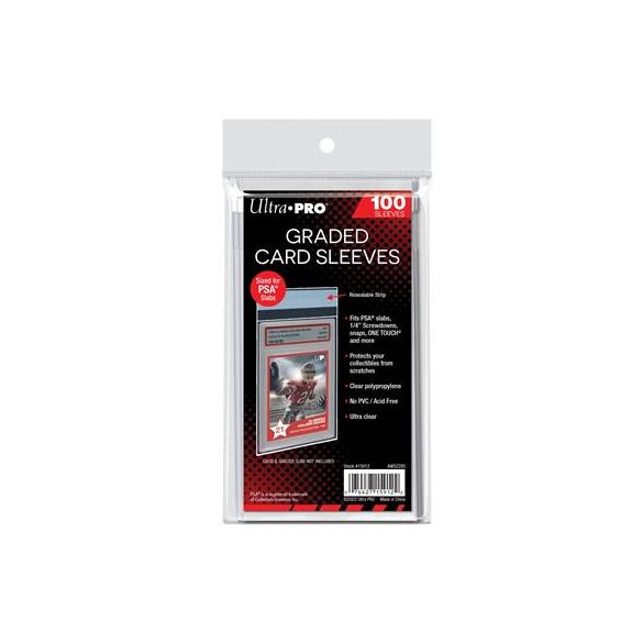 UP - Graded Card Sleeves Resealable for PSA (100 Sleeves)-15912