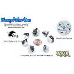 Mighty Tiny Dice - Yin Yang (7 Dice Set)-GKGTINYH87