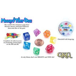 Mighty Tiny Dice - Rainbow Bits (7 Dice Set)-GKGTINYSG777