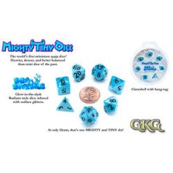 Mighty Tiny Dice - Sea Sparkle (7 Dice Set)-GKGTINYR3