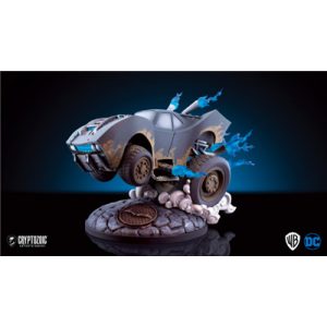 The Batman Designer Series Batmobile Statue: Blue Flame Edition-CZE29811