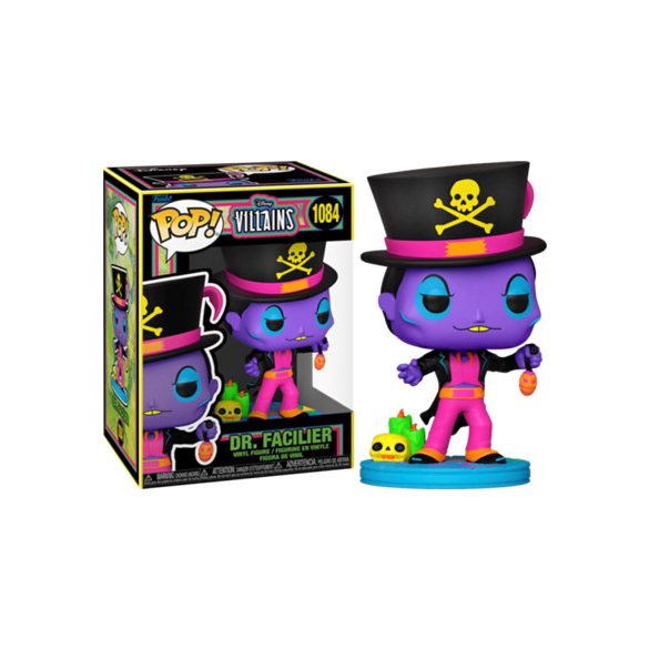 Funko POP! Disney: Villains- Dr.Facillier (Blacklight)(Exclusive)-FK60394