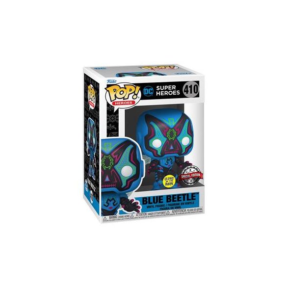 Funko POP! Heroes: Dia De Los DC- Blue Beetle (GW)(Exclusive)-FK59898