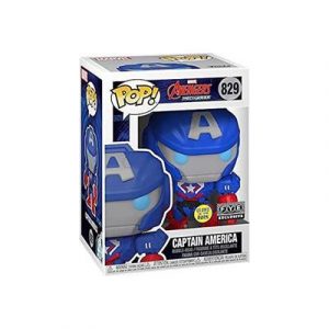 Funko POP! Marvel: Mech- CapAmerica (GW)(Exclusive)-FK55633