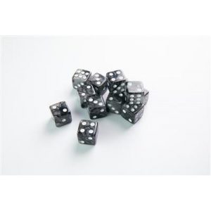 Gamegenic - Galaxy Series - Moon - D6 Dice Set 16 mm (12 pcs)-GGS50019ML