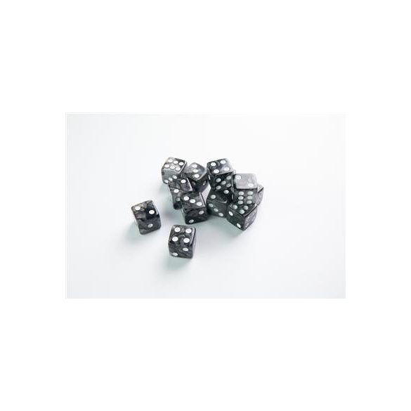 Gamegenic - Galaxy Series - Moon - D6 Dice Set 16 mm (12 pcs)-GGS50019ML