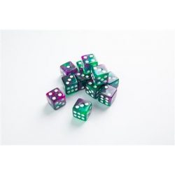 Gamegenic - Galaxy Series - Aurora - D6 Dice Set 16 mm (12 pcs)-GGS50021ML