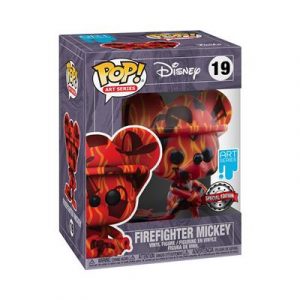 Funko POP! Artist Series: Mickey- Firefighter Mickey (Exclusive)-FK55076